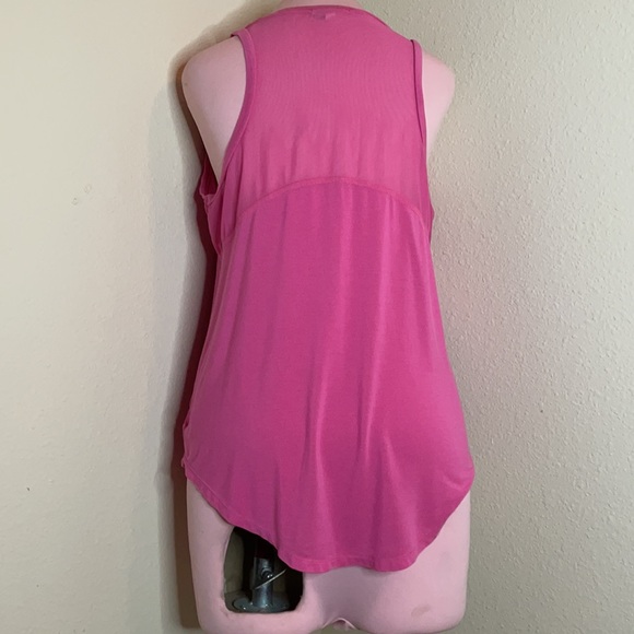 PINK Mesh Athletic Tank - Picture 3 of 4